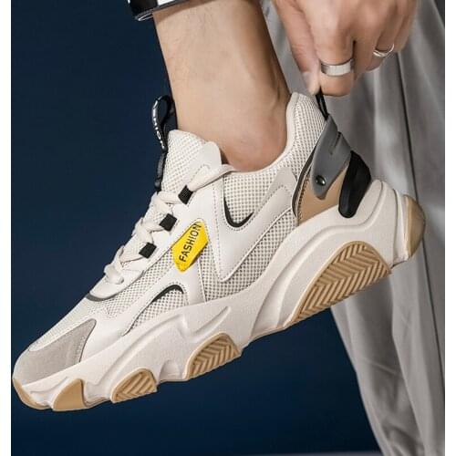 White Sneakers Men Reflectivemen Vulcanize Shoes Thick Bottom Men Platform Cushion Sneakers Outdoor Jogging Sports Shoes 39-44