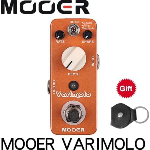 NEW Effect Pedal MOOER Varimolo High quality digital tremolo pedal with three different tremolo modes effect Pedal guitar parts