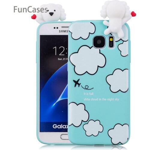 Lovely Owl Phone Case sFor Funda Samsung S7 Edge Soft TPU Back Cover Protector Vintage Wallet Case For Samsung Galaxy S7 Edge