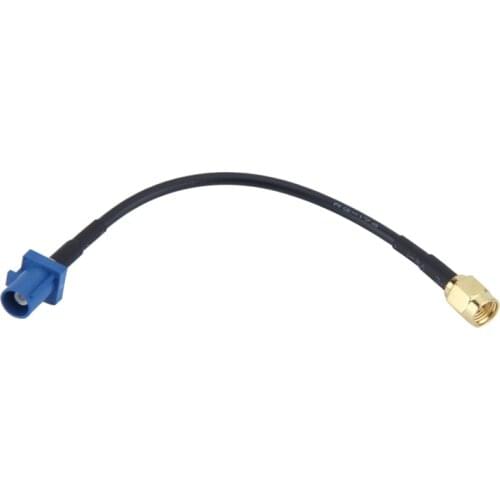 Wire Connector Fakra C Plug to SMA Male Straight Assembly Extension Coaxial Cable for GPS Antenna