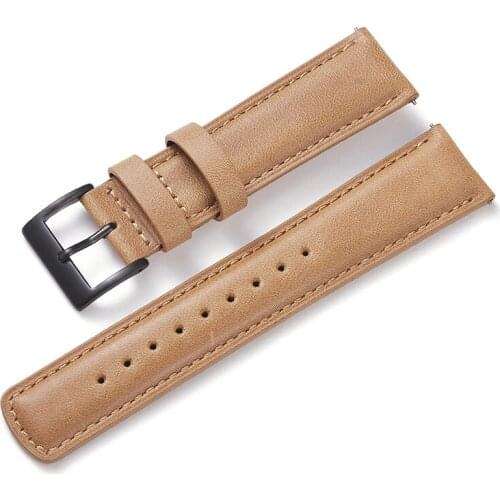 Quick Release Leather Strap For Realme Watch 2 Band Wristband Watch 2 Pro/S Pro Watchbands Bracelet Replacement Accessories