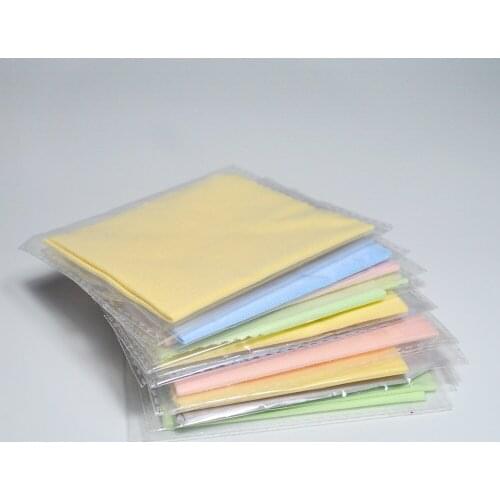 5pcs Guitar Cleaning and Polishing Cloth Musical Instruments Wiping Cloth Fit for All Piano Drum Bass and Instrument Surfaces