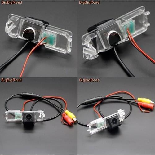 BigBigRoad For Volkswagen Jetta MK6 / New Bora Scirocco Polo 2010 - 2016 Car HD Rear View Camera Auto Backup Monitor Wide Angle