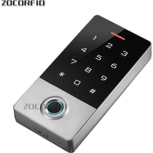 Fingerprint Access Control Intercom Machine Digital Electric RFID Code System For Door Lock Keys Tags