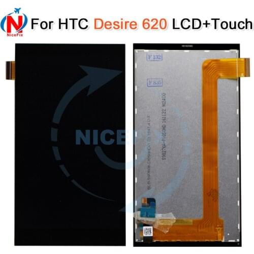 5.0''1280x720 Super LCD For HTC Desire 620 620G LCD Display 620U 620T Touch Screen Digitizer Replacement Parts for htc 620