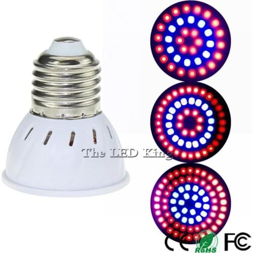 Full Spectrum E27 LED Grow Light 9W 12W 15W AC 220V 3528 SMD 2835 Plants Lamp Flower Seedling Hydroponic System Greenhouse Tent