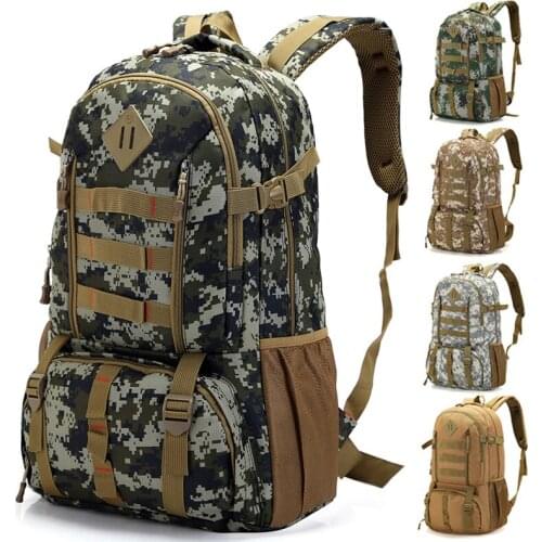 50L Tactical Backpack Military Army Mochila For Hiking Hunting Backpack Tourist Rucksack Sports Camo Bag