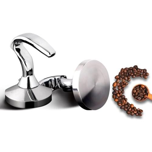 51mm 54mm 58MM Stainless Steel Coffee Tamper Home Calibrated Pressure Espresso Coffee Hammer Espresso Powder Flat Press Grinder