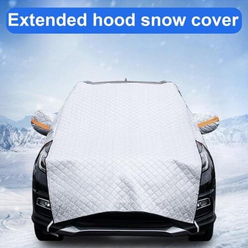 Universal In All Season Car Windshield Snow Frost Cover Winter Ice Snow Guard Sun Shade Protector Car Front Windshield Cover