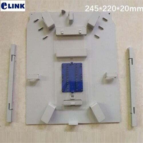 10pcs 12 core fiber optic splice tray rack type high quality for patch panel ftth optic protective cassette for termination box