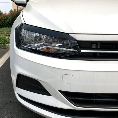 2021 Suitable For Modification the of Volkswagen Polo 2019 + Headlight Cover Car Sticker Exterior Decoration