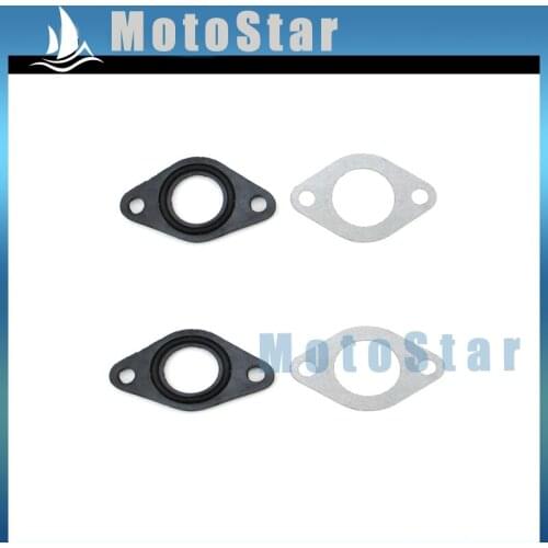 2x 20mm Carburetor Manifold Intake Pipe Carb Gasket Spacer Seal For Pit Dirt Bike ATV Quad 4 Wheeler Motorcycle Motocross