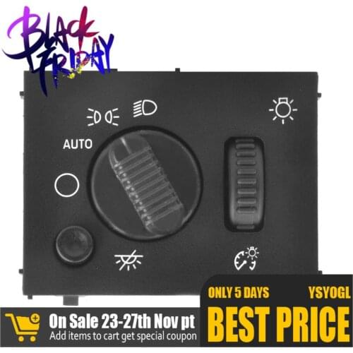 Car Electric Headlight Dimmer Switch for Cadillac Escalade 2003-2006 Chevrolet Avalanche Silverado Tahoe 2003-2006 GMC Sierra