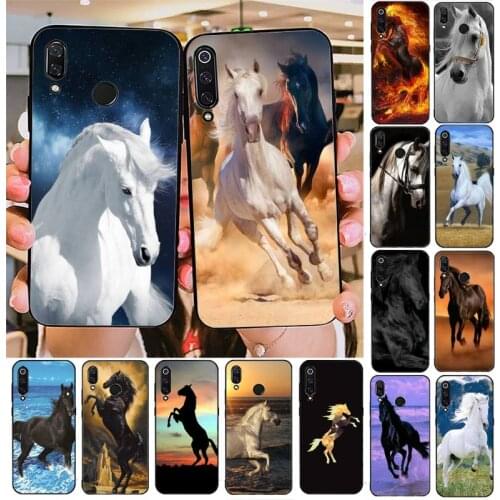 YNDFCNB Horse Animal Phone Case Cover For Redmi note 8Pro 8T 6Pro 6A 9 Redmi 8 7 7A note 5 5A note 7 case