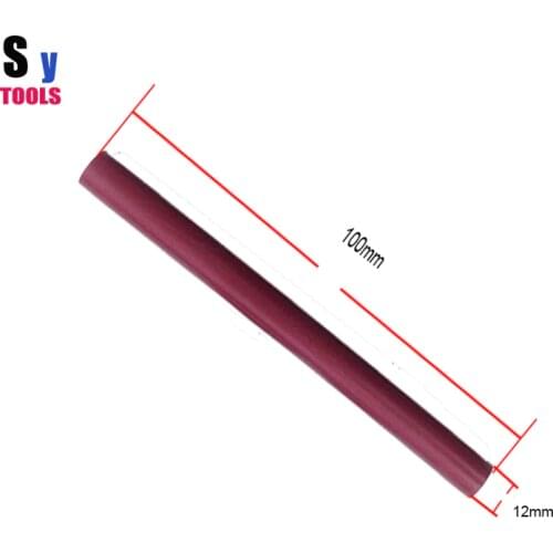 Cylinder ruby whetstone 100*10mm Tungsten steel alloy steel Hard material polishing Knife Grinder -1 piece