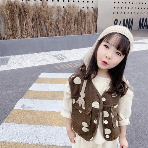 Children Vest 2020 New Autumn and Winter Boys and Girls Korean Vest Short Coat
