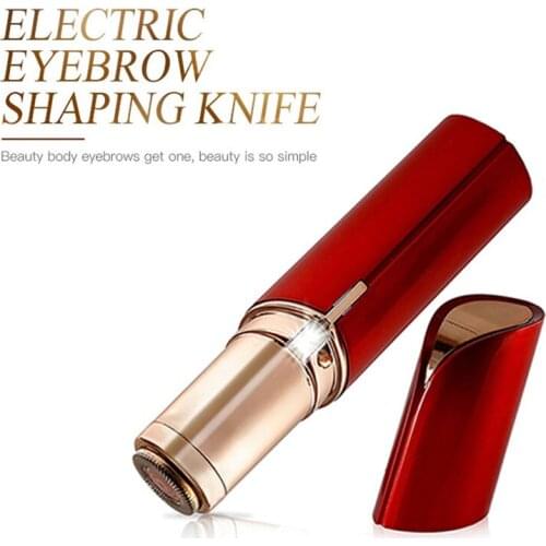 2 In 1 Electric Eyebrow Epilator for Woman, mini Face Shaver, portable Razor, Facial and Body Hair Remover, Makeup Tools