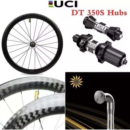 Wheelset Bicycle-Wheel Carbon-Hub Road-Bike Cycling 50mm 25mm Twill 12k Width R36 Matte