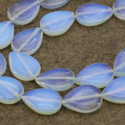 Water drop shape opal loose beads 13x18mm 15 inches DIY stone women jewelry handmade making design bracelet necklace