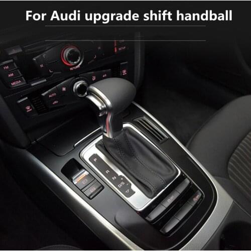 Original gear shift head for Audi A4 Q5 A6 A5 shift handball gear lever leather gear handle