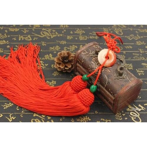 Tai Chi Or Kung Fu Sword Tassel Martial Arts Sword Tassel Red And Yellow