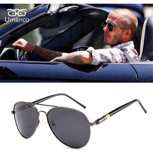 Umanco 2021 New Classic Oversized Pilot Sunglasses For Women Men Metal Frame TAC Lens Luxury Beach Drive Travel Accessories Gift