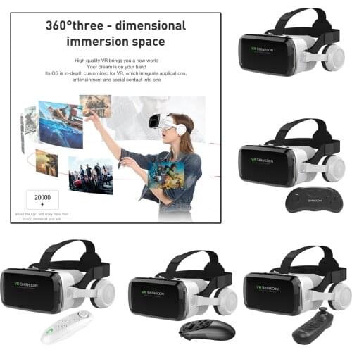 Universal 3D Glasses Anti-Blue Light Virtual Reality Goggles Mobile Games 360 Movies Soft Comfortable Fit for Android Phone