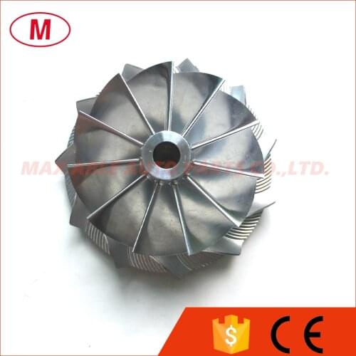 RHF5HB High Performance Turbo Aluminum 2618/Milling/Billet compressor wheel 46.50/59.94mm 11+0 blades for VF30/VF34/VF35/VF36