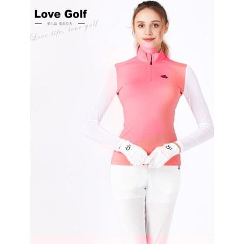 ITYA Store LOVE GOLF LG17008Pink ladies golf sports and leisure T-shirt breathable quick-drying golf t-shirt free shipping