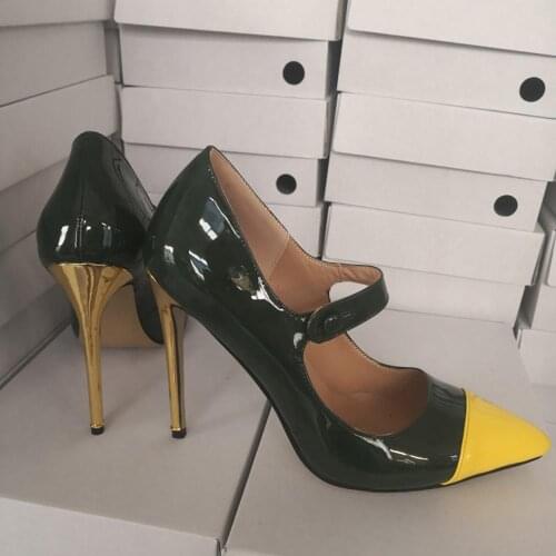 ASHIOFU Hot Sale Ladies High Heel Pumps Real Photos Party Prom Dress Shoes Mary Janes Big Size Evening Fashion Pumps Court Shoes