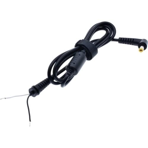 1.2m 5.5x1.7mm 5.5*1.7mm DC Power Charger Plug Cable Connector 90 Right Angle Cord for Acer Laptop Adapter