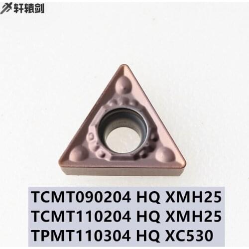 10PCS TCMT090204 TCMT110204 TCMT16T304 HQ XMH25 XC530 TPMT11T304 TPMT090204 Lathe Cutting Tools CNC Blade Alloy