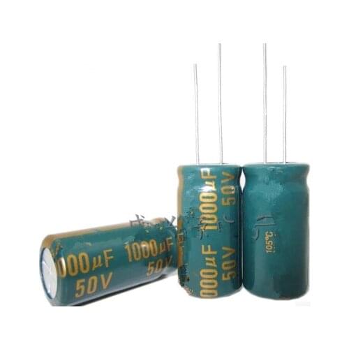 Free Shipping 100 PCS 1000UF50V 13X20 Aluminum Electrolytic Capacitor best quality New origina