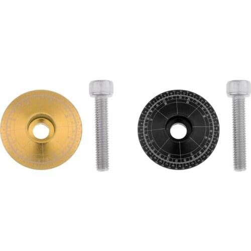 4pcs Durable Bicycle Bike Headset Top Cap 1-1/8'' 28.6mm Cycling Accessories Set