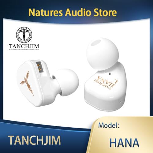TANCHJIM HANA HiFi dynamic BASS monitor Headphones detachable cable LCP diaphragm high-fidelity in-ear headphones