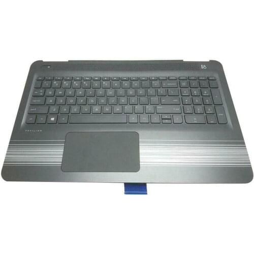 NEW For HP 15-AU 15-AW 15-AL TPN-Q172 Q175 Palmrest Touchpad Keyboard US without backlit