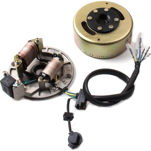 LIFAN LF125cc Horizontal Kick Start Engine Magneto Coil Stator Kit KAYO Pit Pro Dirt Pit Bike Engine Parts