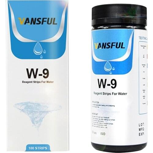 Multi-functional Acid Water Quality Hardness Swimming Pool Spa Chlorine Test Strip Alkalinity PH Cyanuric Water Tester Paper New