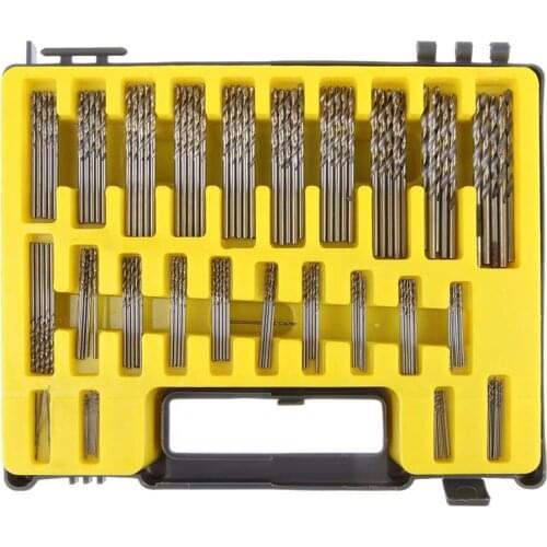 150pcs 0.4-3.2mm Twist Drill Bit Kit HSS Mini Precision Micro Twist Drill for PCB Crafts Jewelry Drill Bit Set for Power Tools