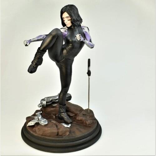 Unpainted Fighting Angel Alita GK Resin Figure 1/7 Scale Model Kit Resin Colorless Self-Assembled Toy No.237