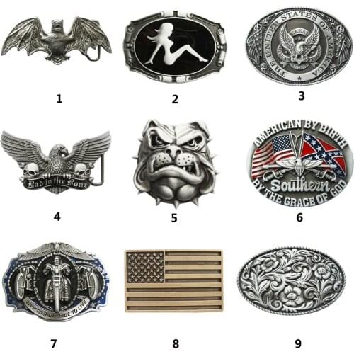 New Vintage Bat Cowboy Cowgirl Western Belt Buckle Mix Style Choice US Stock