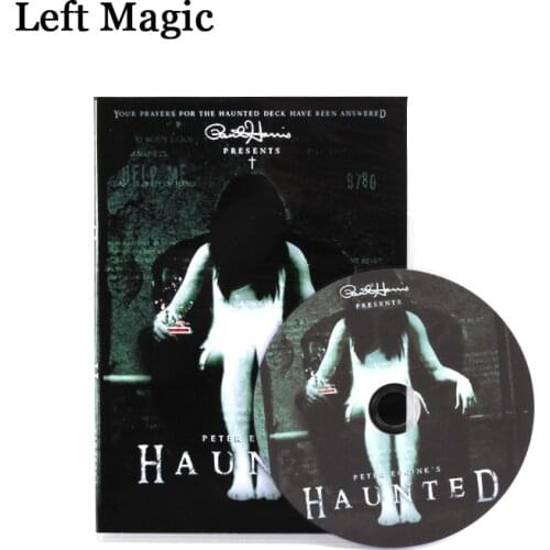 Paul Harris Presents Haunted Ghost Move Card Magic Tricks (DVD+Gimmick) Stage Close Up Props Accessory Illusion Magic Magician