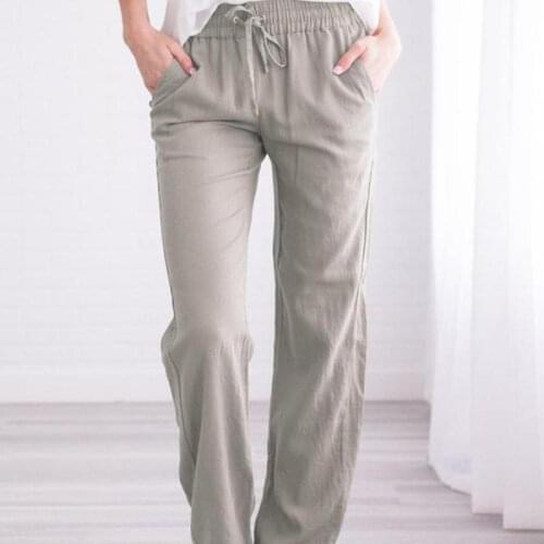 Пн Ян/安末言 Women's Linen Trousers