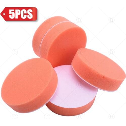 Car Polisher Buffing Pads 3 Inch Car Buffer Pad Drill Polishing Kit Sponge Pads Foam Drill For Sanding Waxing Sealing Glaze