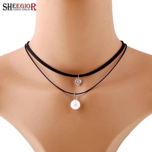 SHEEGIOR Women's Leather Chokers