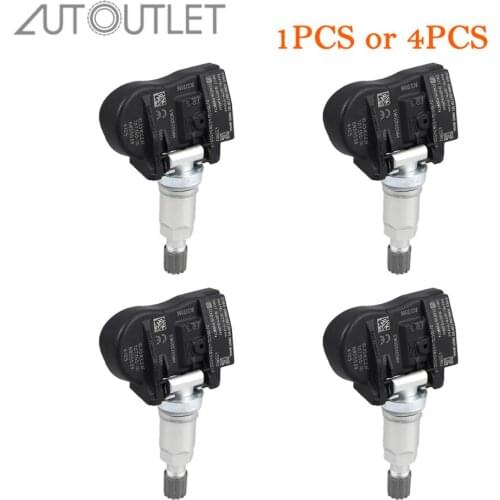 AUTOUTLET 1PCS or 4PCS 433MHz TPMS Sensor Tire Pressure Monitoring System For BMW 1 To 5 Series X1 X2 X5 X6 3610 36106881890
