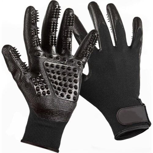 Pet Hair Remover Mitt No-wash Pet Grooming Glove Hair Removal Comb Gloves for Smoothing Messy and Untidy Hair Animal Hair Brush