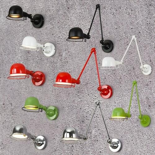 Vintage RH Loft jielde Adjustable retro E14 LED Wall Lights Sconce wall Lamp Fixtures for home lighting bedside living room