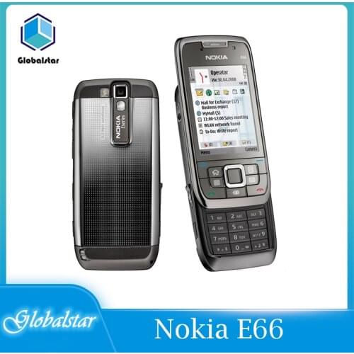 Nokia E66 refurbished-Original Unlocked Phone Nokia E66 GSM WCDMA WIFI Bluetooth 3.15MP Camera Cell Phones Free shippig