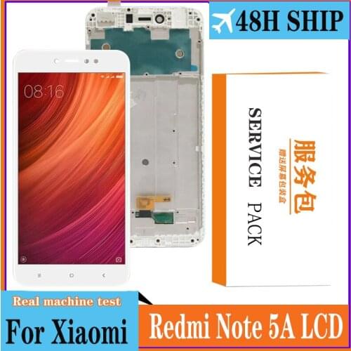 5.0"Display with Frame for Xiaomi Redmi Note 5A LCD Display Screen for Redmi Note 5A Prime Y1 / Y1 Lite LCD Repair Parts